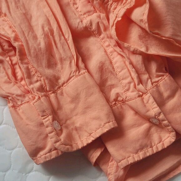 Frank & Eileen Shirt Size L Button Up Relaxed Fit Lightweight Cotton - Picture 8 of 9